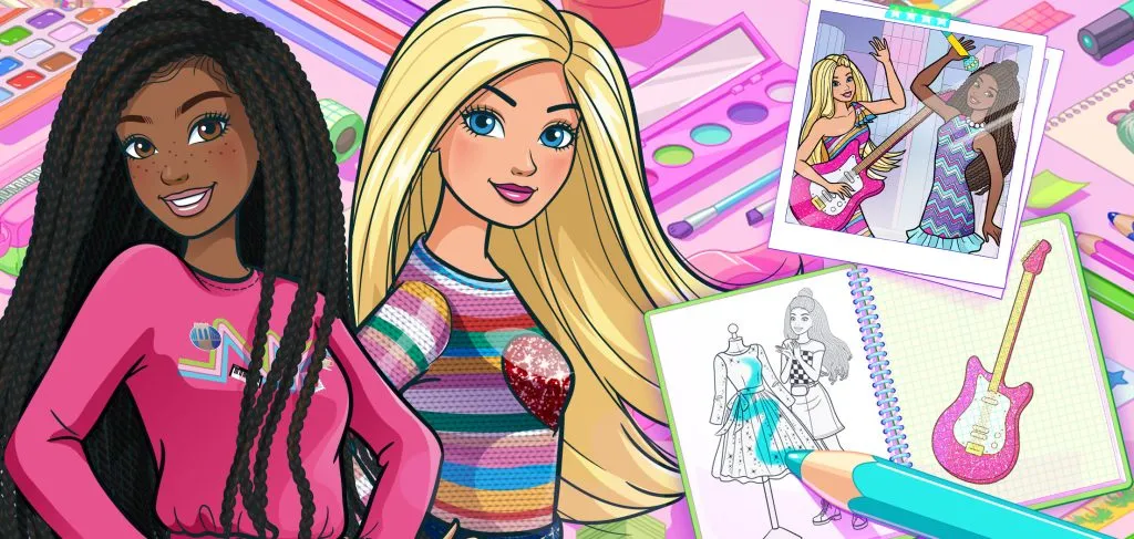 Barbie Coloring Example 8